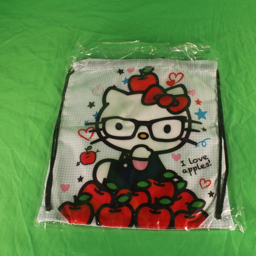 Sanrio Loungefly Hello Kitty Drawstring Backpack • NWT • 2014 • Rare